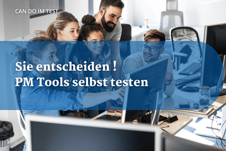 Blogbeitrag Header PM Tools Vergleich Team 