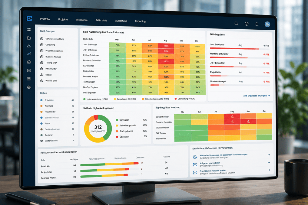 Can Do Ressourcenplanung mit KI Heatanalyse