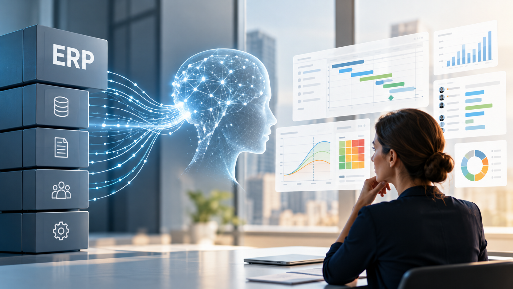ERP, KI und Projektplanung im Dialog