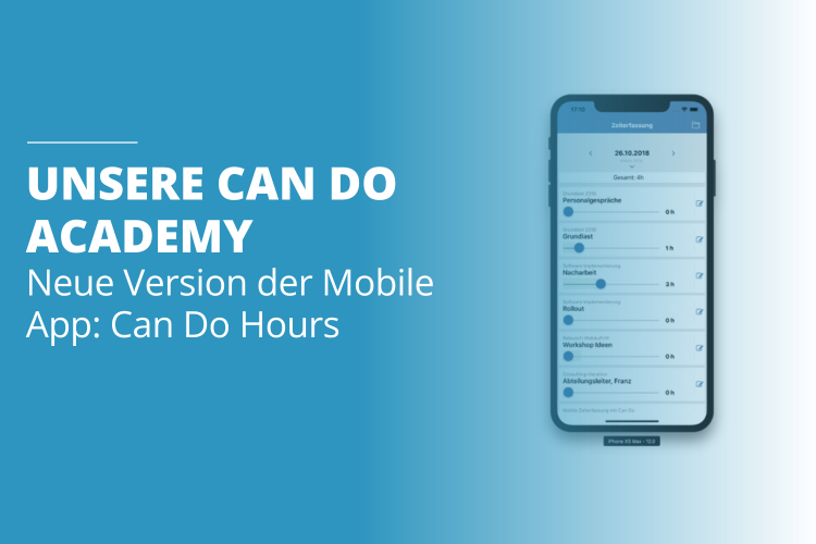 Neue Version der Mobile App Can Do Hours