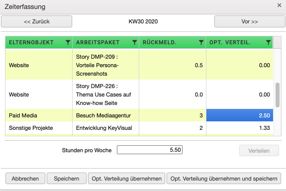 intelligente To-do-Liste