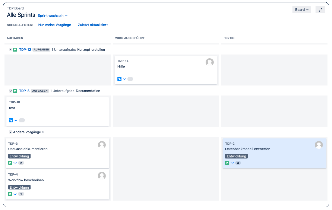 Kanban-Board