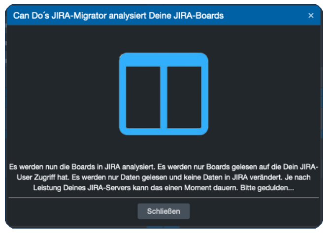 Die Boards werden gelesen und analysiert