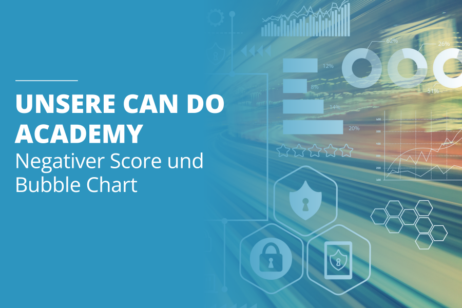 Negativer Score und Bubble Chart