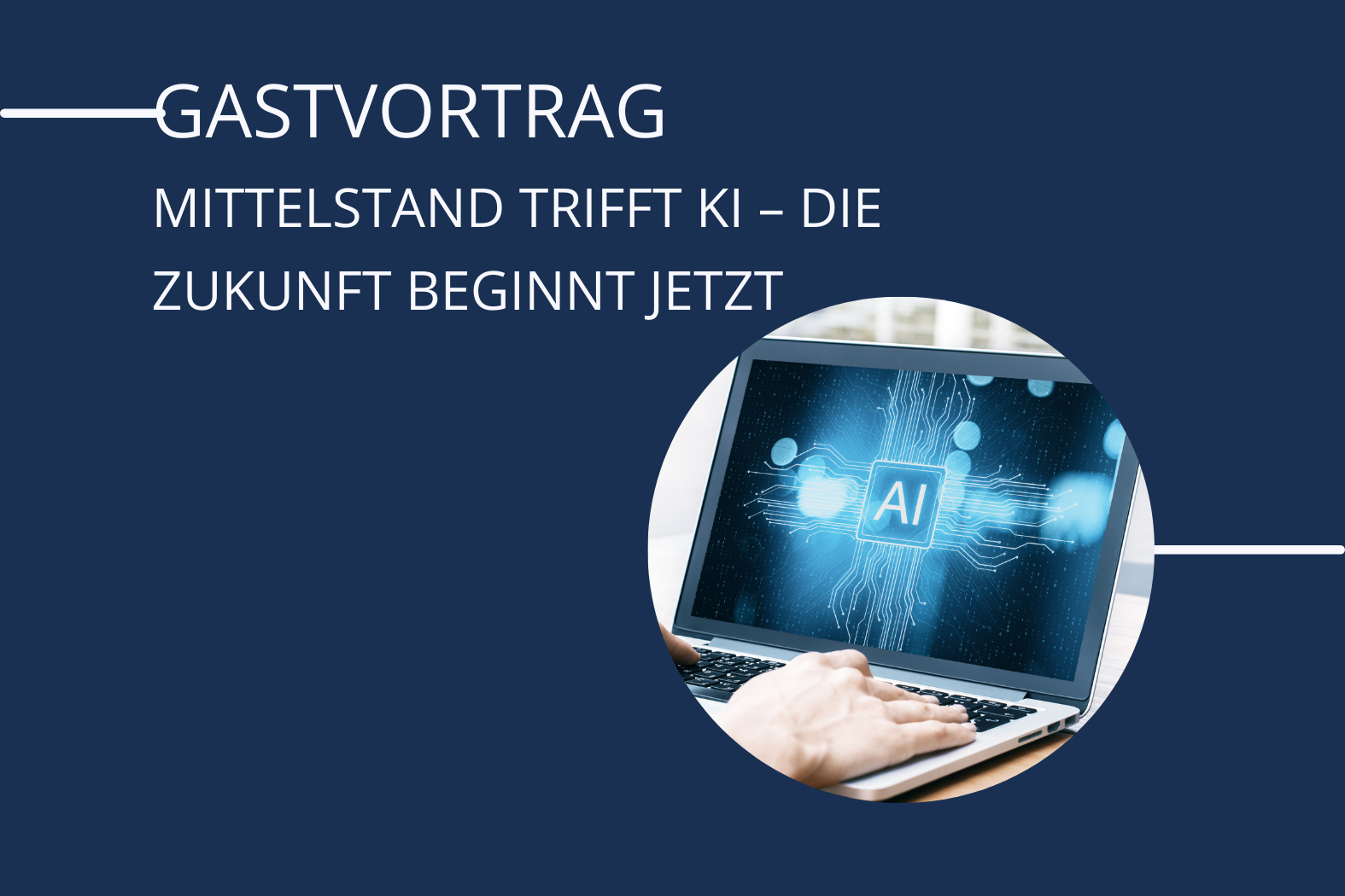Gastvortrag - KI trifft Mittelstand mit Ingo Lücker