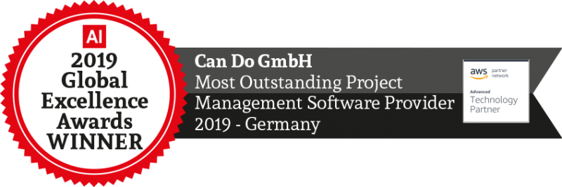 Can Do wird zum herausragenden Anbieter von Projektmanagement Software 2019 gewählt