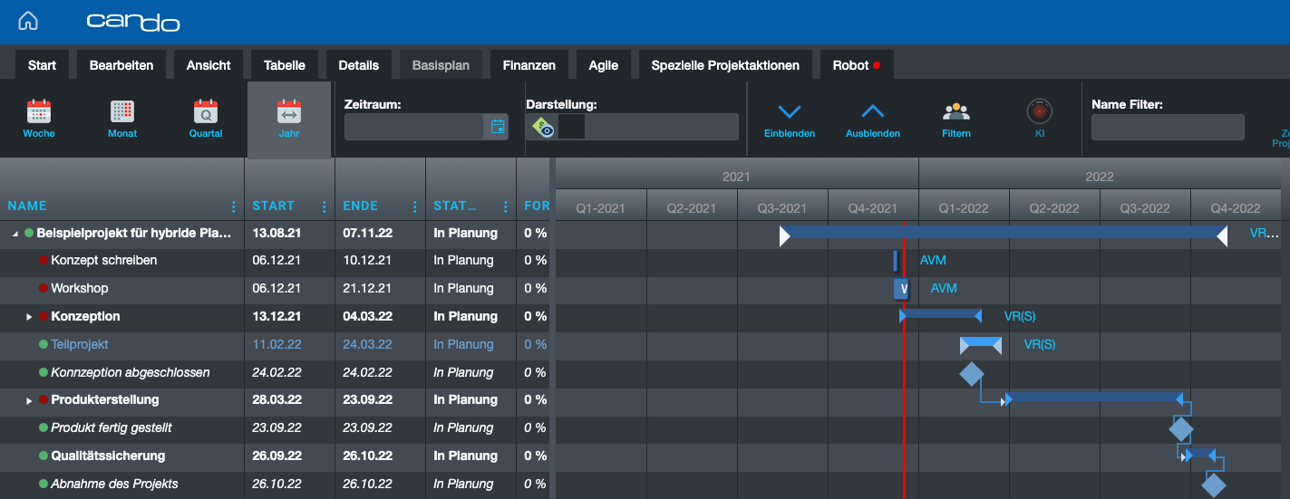 Additional Time Scale in Planner App